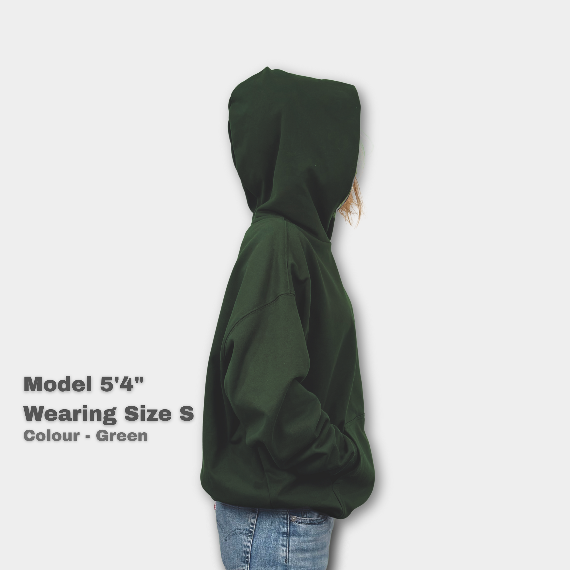 Boxy Basics - Green Winter Hoodie