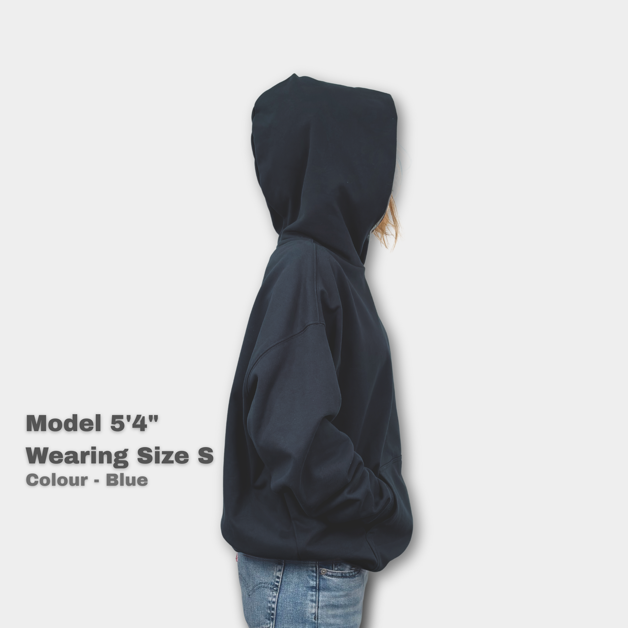 Boxy Basics - Blue Winter Hoodie