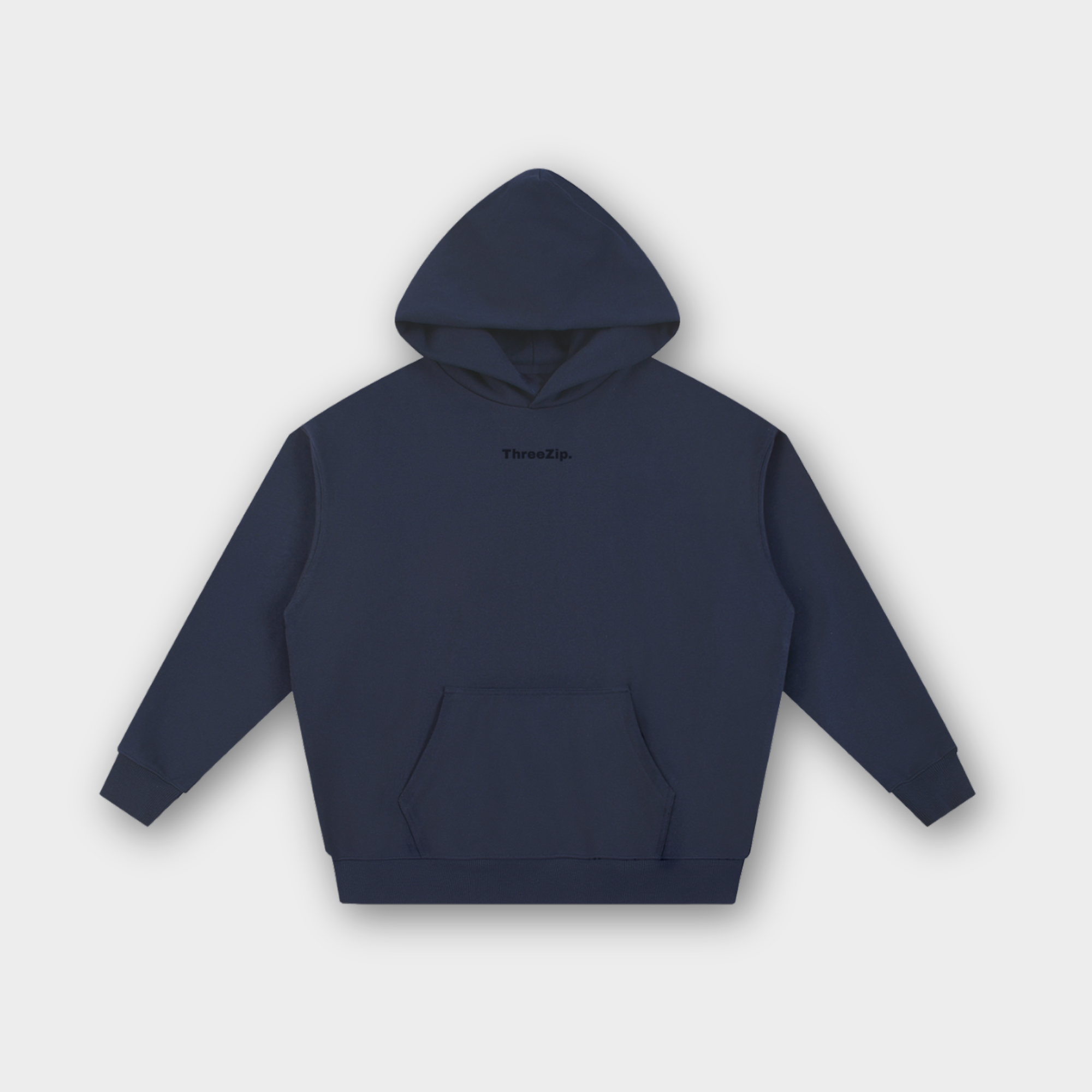 Boxy Basics - Blue Winter Hoodie