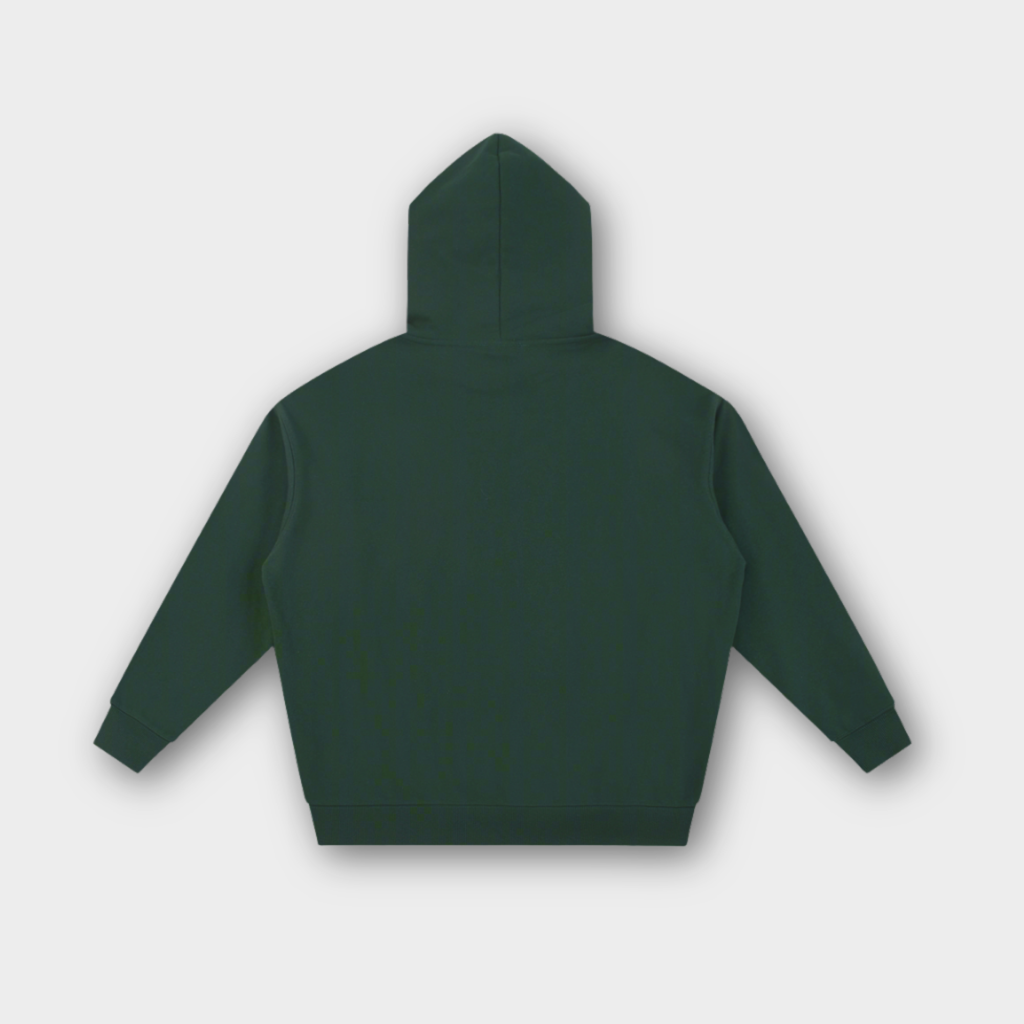 Boxy Basics - Green Winter Hoodie