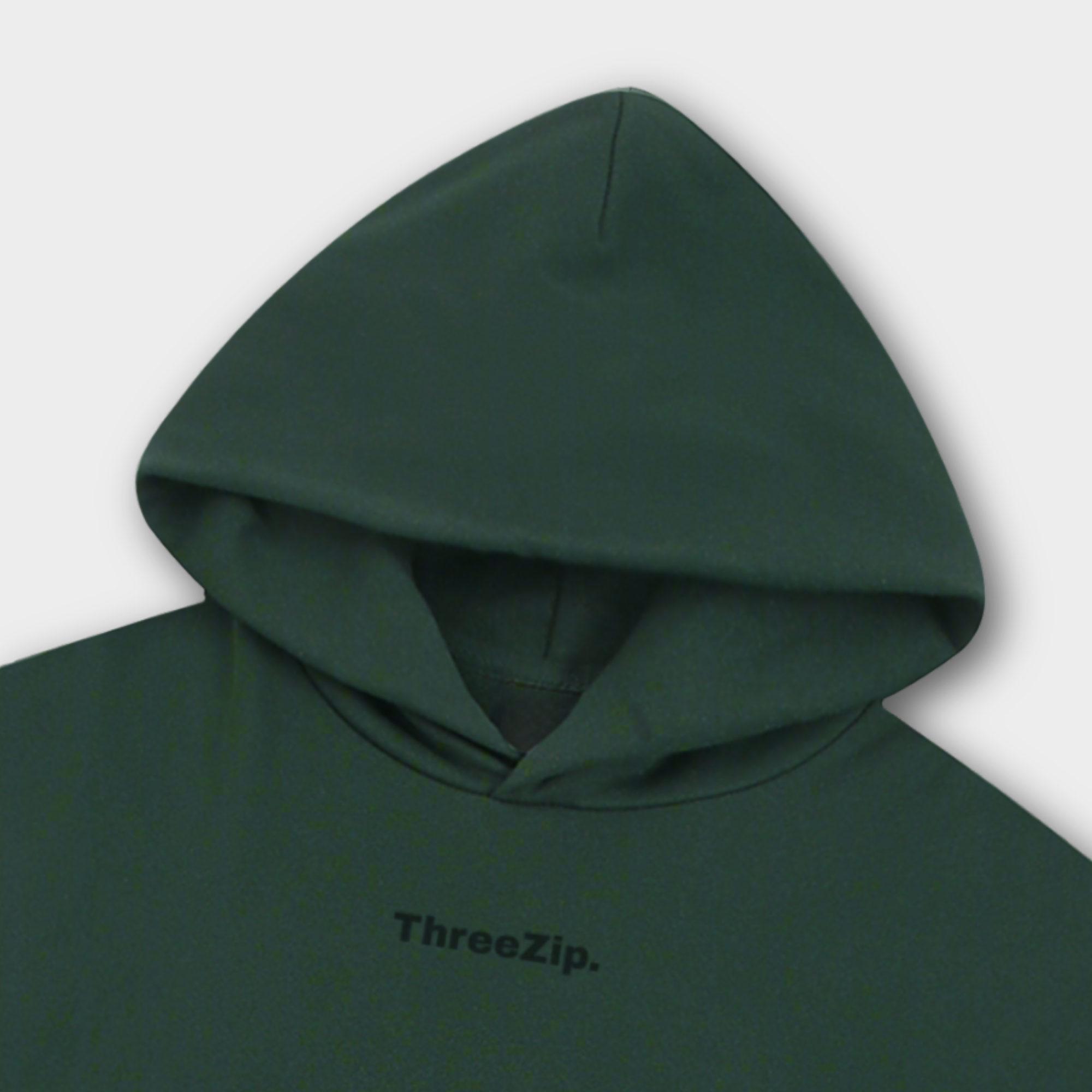 Boxy Basics - Green Winter Hoodie